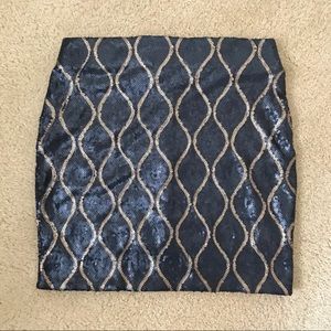 NWOT Dress the Population Alice mini skirt